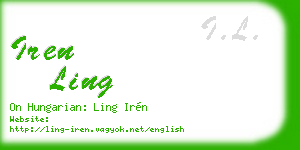 iren ling business card